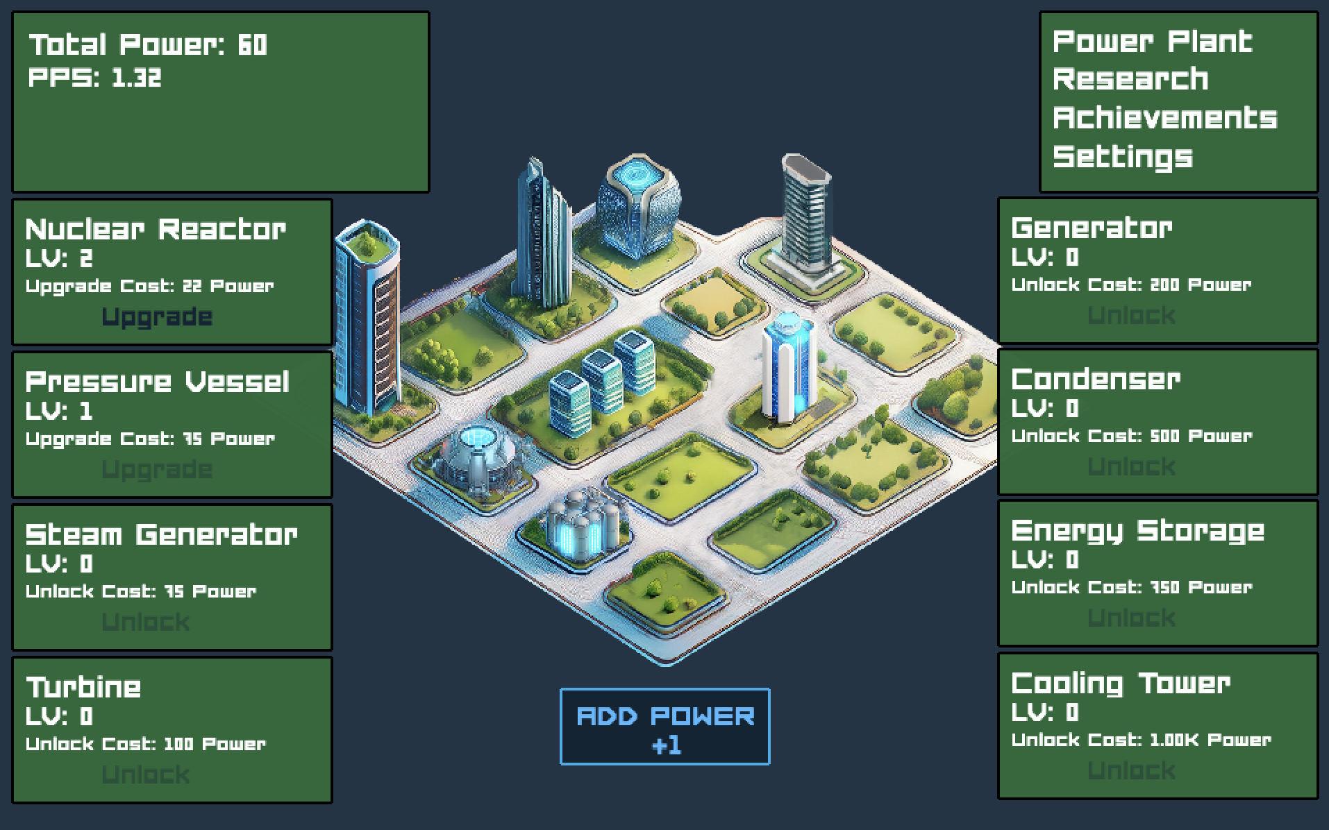 Nuclear Power Idle